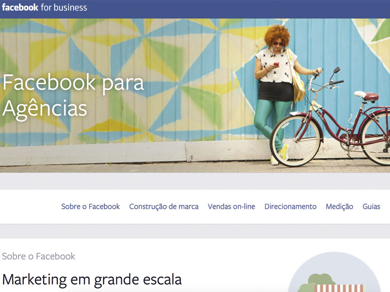 FACEBOOK CRIA SITE PARA AGÊNCIAS DE PUBLICIDADE