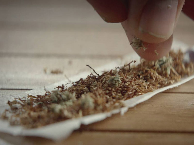 Consumidores fumam maconha em comercial de café