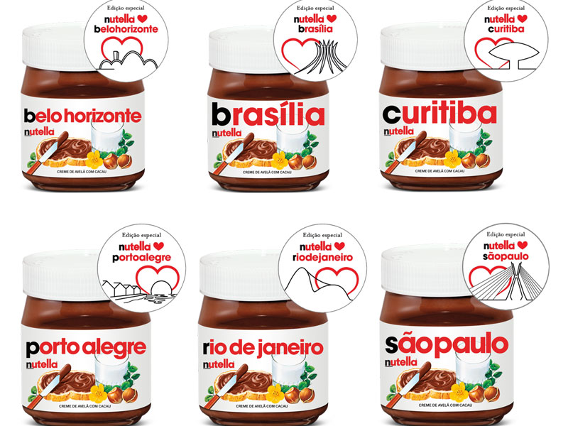 Uma Nutella para cada cidade brasileira