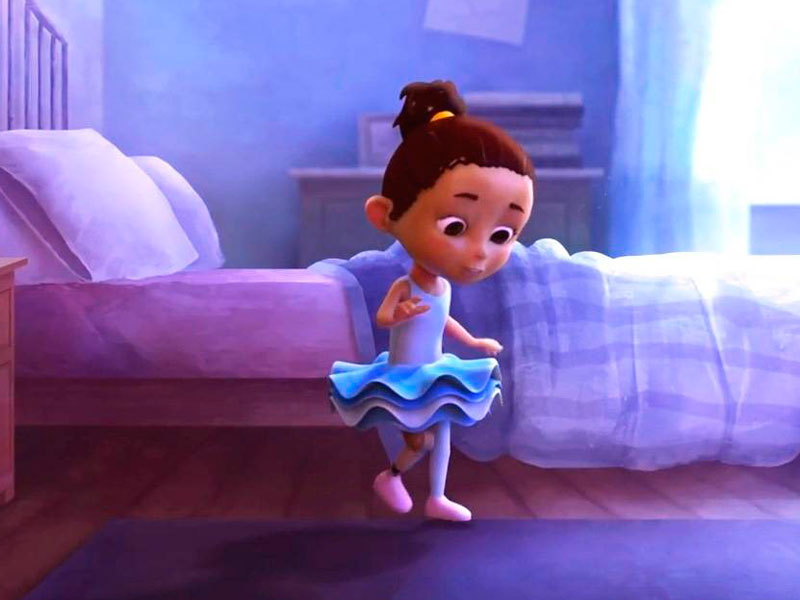Animação comovente mostra luta de garotinha contra o câncer