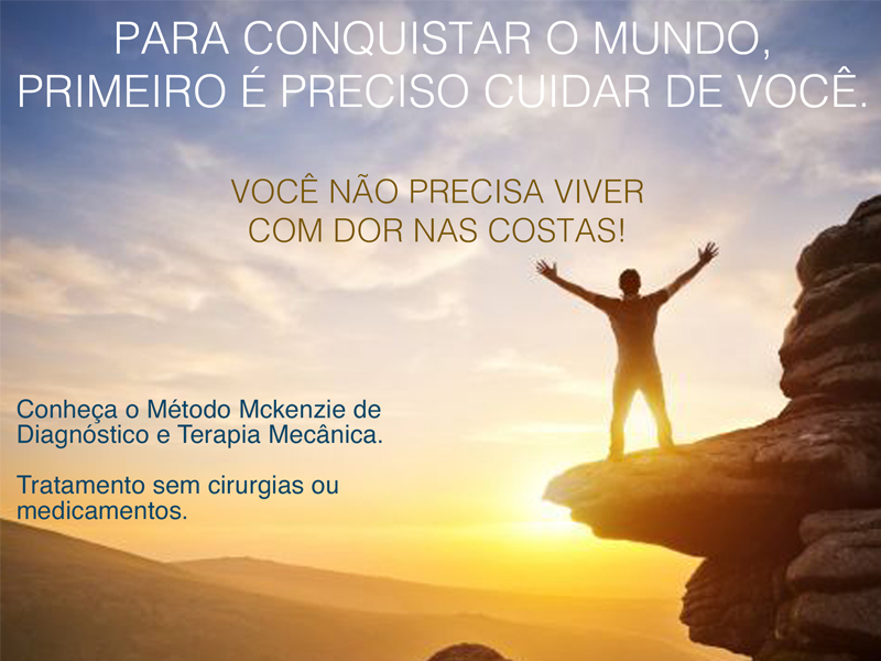 Campanha da Clínica da Coluna para o Método Mckenzie