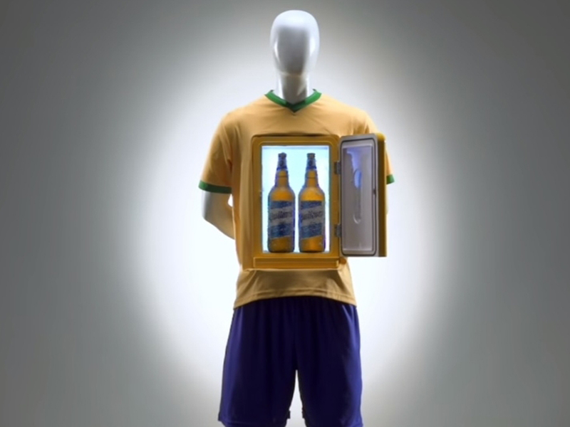 Quilmes debocha da seleção brasileira e a transforma em “geladeira”