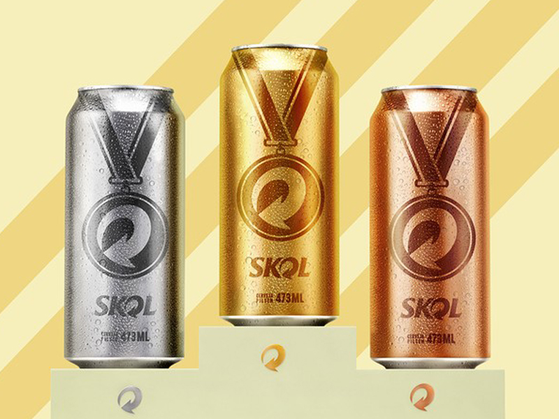 Skol lança edição comemorativa de ‘latas medalhas’