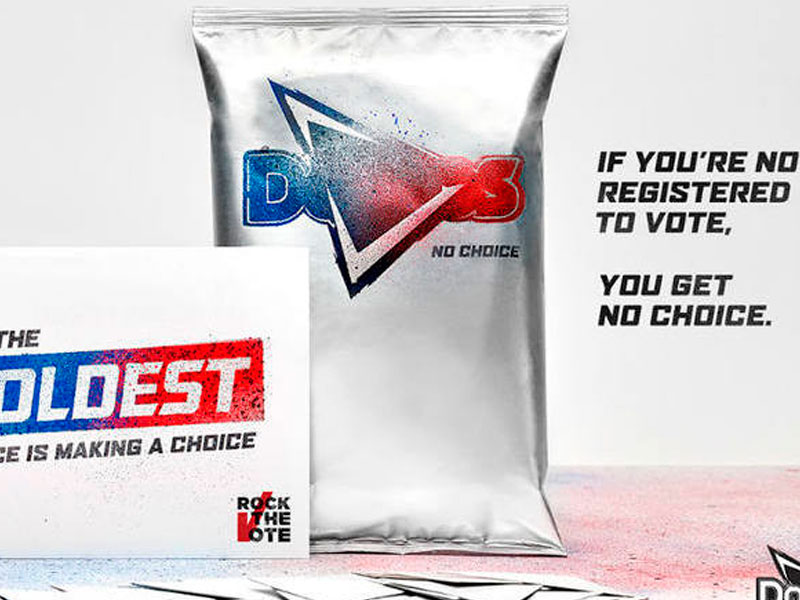 Doritos cria sabor ‘sem graça’ e alerta jovens sobre voto
