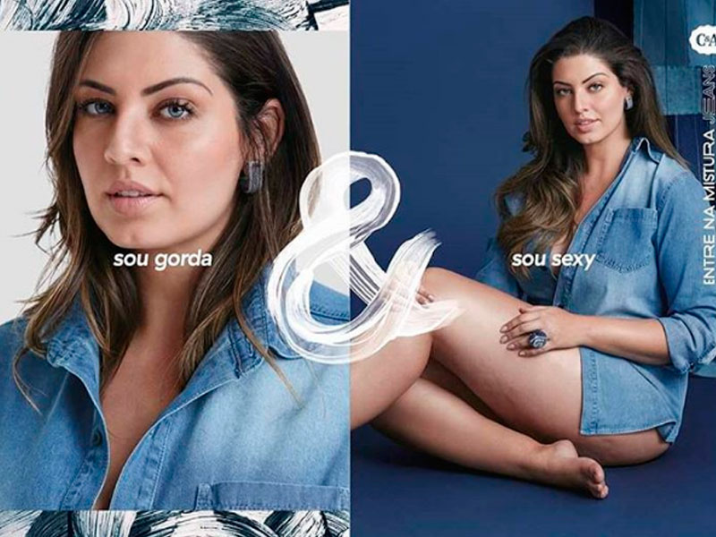 Propaganda da C&A com modelo plus size gera polêmica