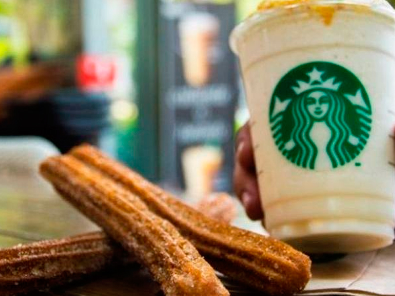 Starbucks apresenta linha de bebidas com sabor de churros