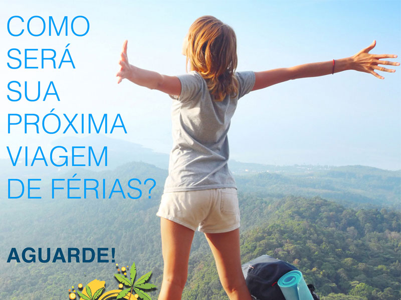 Teasers de lançamento para o site Minhas Férias