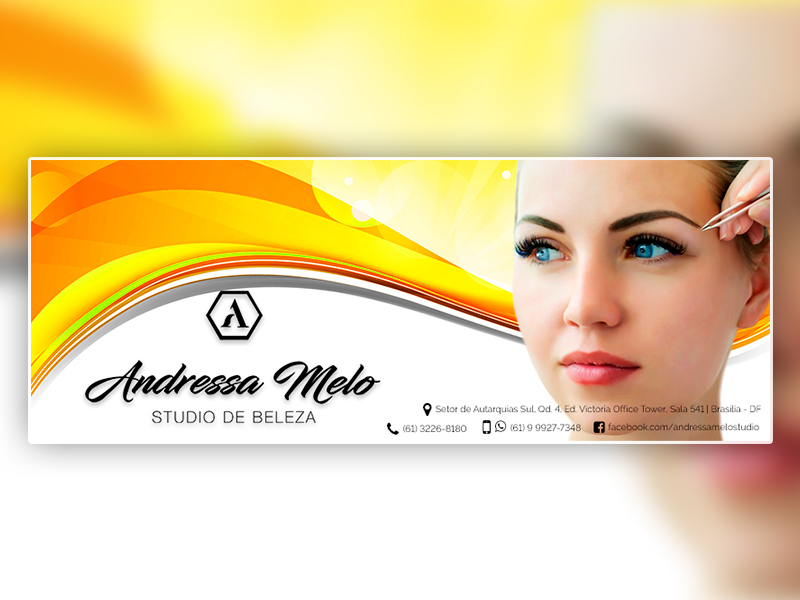 Capa Facebook – Andressa Melo Studio de Beleza
