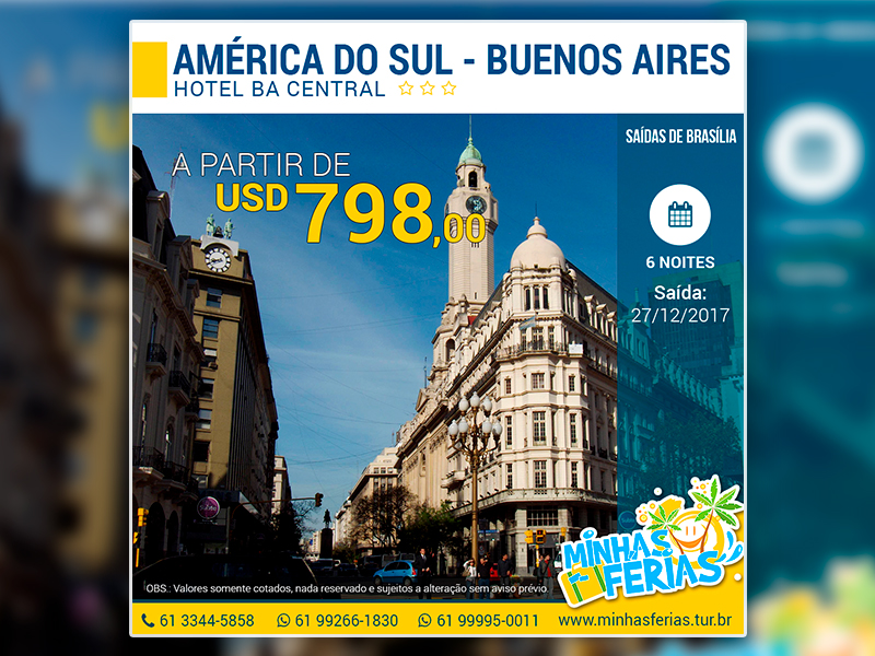 Améria do Sul / Buenos Aires – Pacotes Minhas Férias