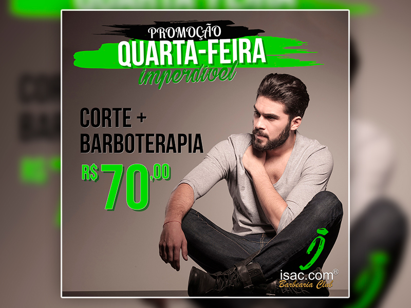 Promoção Quarta-Feira Imperdível – Barbearia Isac.com