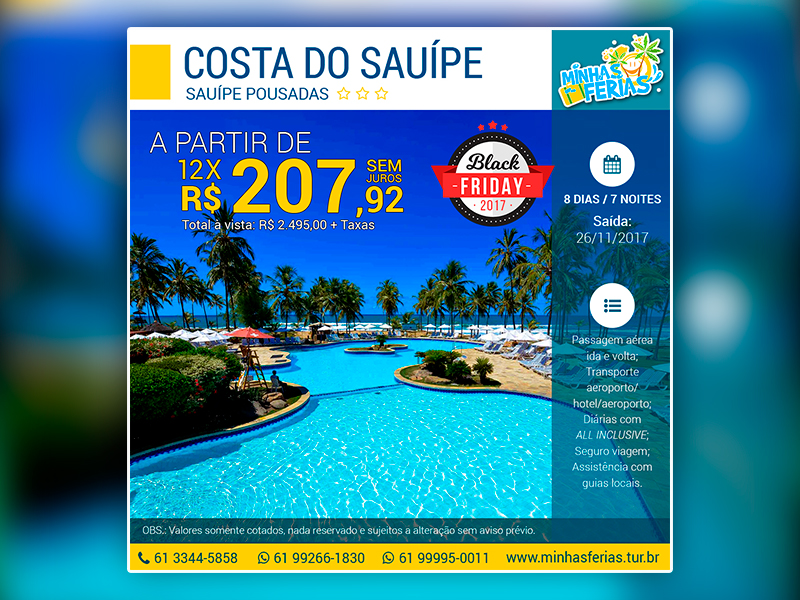 Promoção Black Friday – Minhas Férias