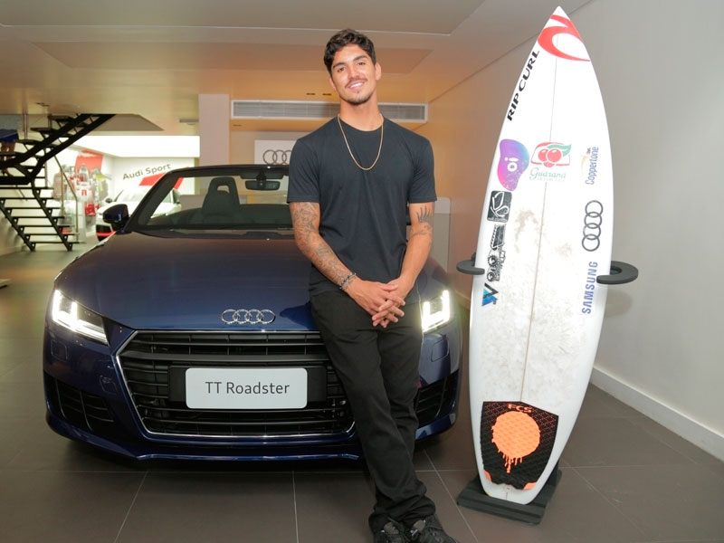 Gabriel Medina é o novo atleta da Audi do Brasil