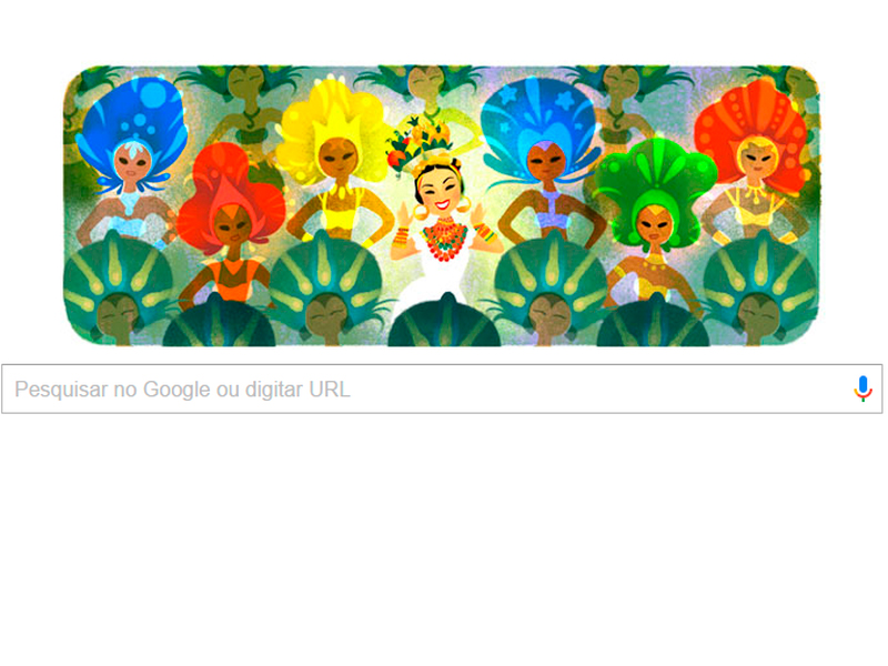 Google homenageia Carmem Miranda